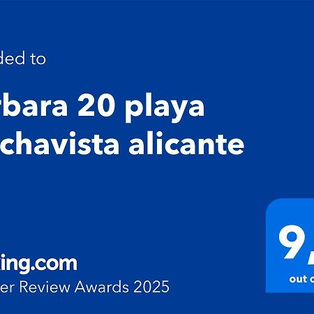 Barbara 20 Playa Muchavista Alicante 엘 캄펠로 외부 사진